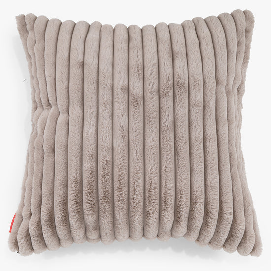 Kuddfodral XL 70 x 70cm - Ultraplyschmanchestertyg Minkbrun 01