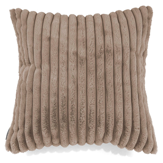 Kuddfodral XL 70 x 70cm - Ultraplyschmanchestertyg Minkbrun 01