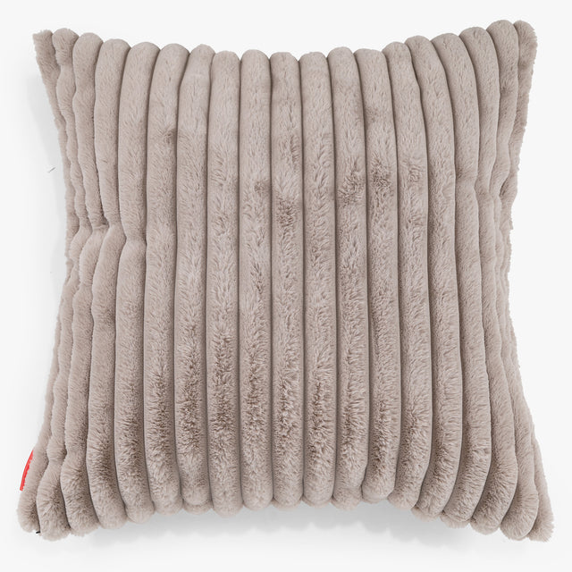 Kuddfodral XL 70 x 70cm - Ultraplyschmanchestertyg Minkbrun 01