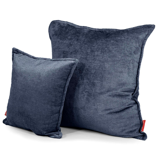 Kuddfodral 47 x 47cm - Chenille Marinblå 02