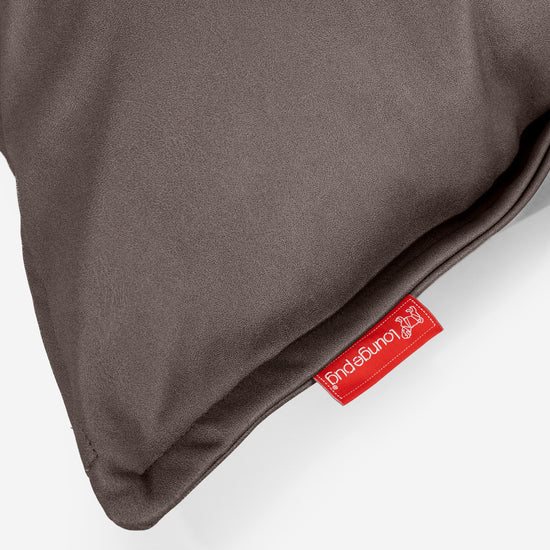 Kuddfodral 47 x 47cm - Veganskt Läder Chokladbrun 03