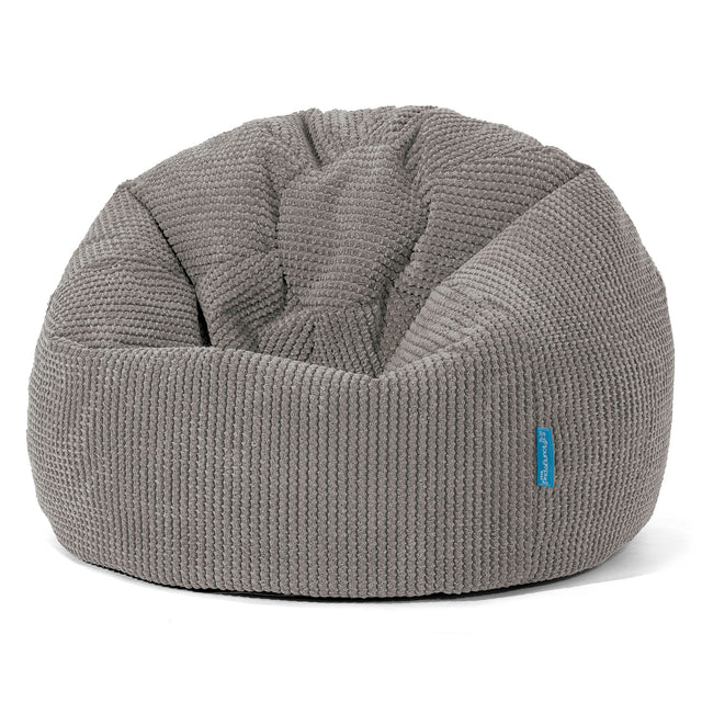 Klassisk Sittsäck Stol Barn 1-5 år - Pom-pom Mörkgrå 01