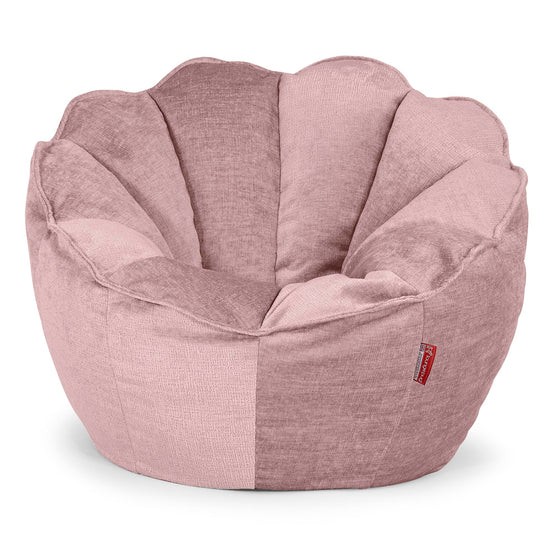 Natalia Saccosäckstol - Chenille Rosa 01