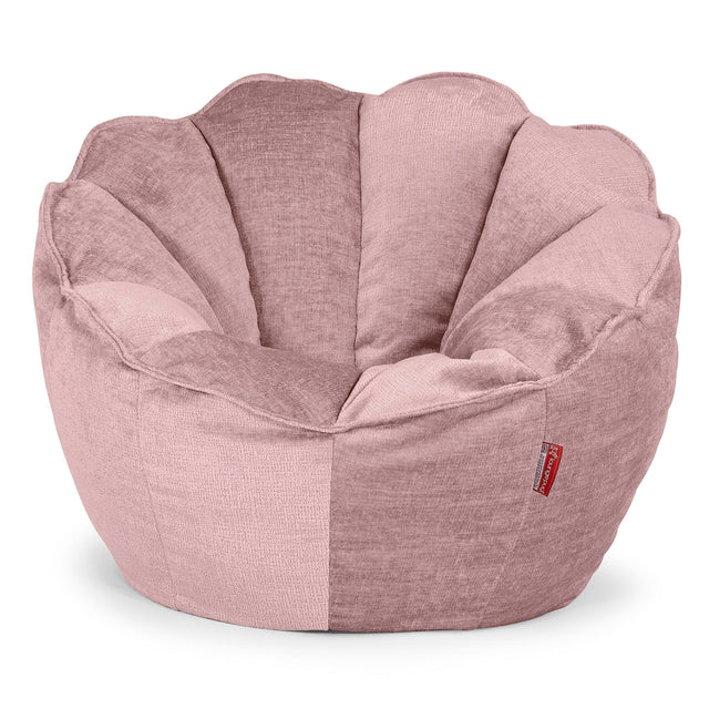 Natalia Saccosäckstol - Chenille Rosa 01