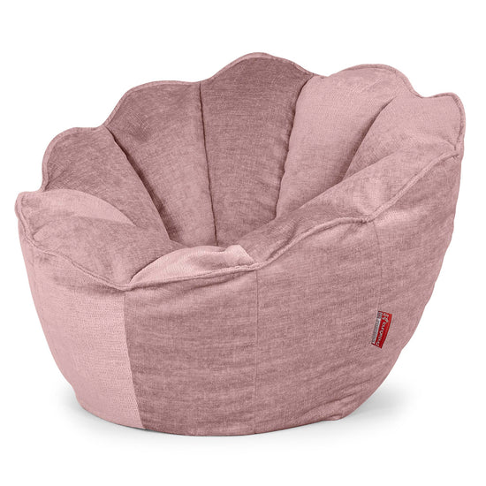 Natalia Saccosäckstol - Chenille Rosa 02