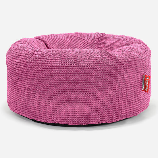 Sittpuff Rund - Pom-pom Rosa 01