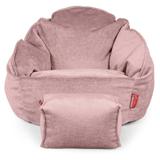 Saccosäck Bubble - Chenille Rosa 02