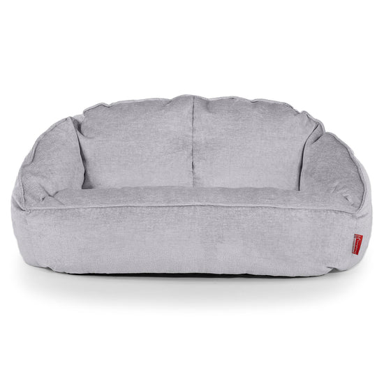 Saccosäck Soffa Bubble - Chenille Grå 01