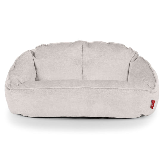 Saccosäck Soffa Bubble - Chenille Gräddvit 01