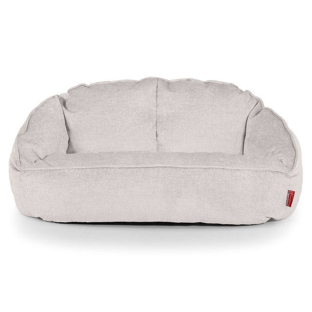 Saccosäck Soffa Bubble - Chenille Gräddvit 01