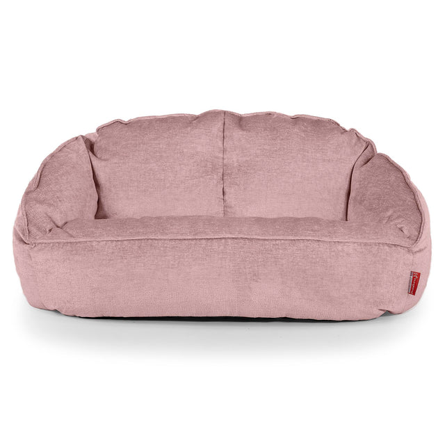 Saccosäck Soffa Bubble - Chenille Rosa 01