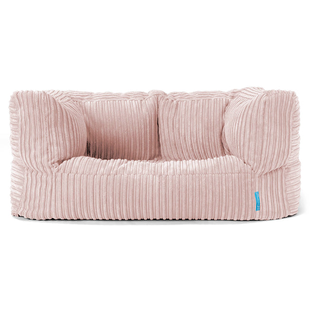 Albert Barnsoffa Saccosäck 2-6 år - Klassisk Manchestertyg Rosa 01