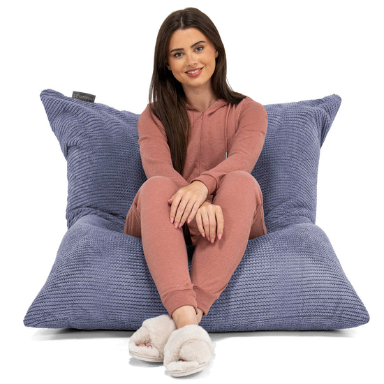 Saccosäck Kudde XXL - Pom-pom Lila 03