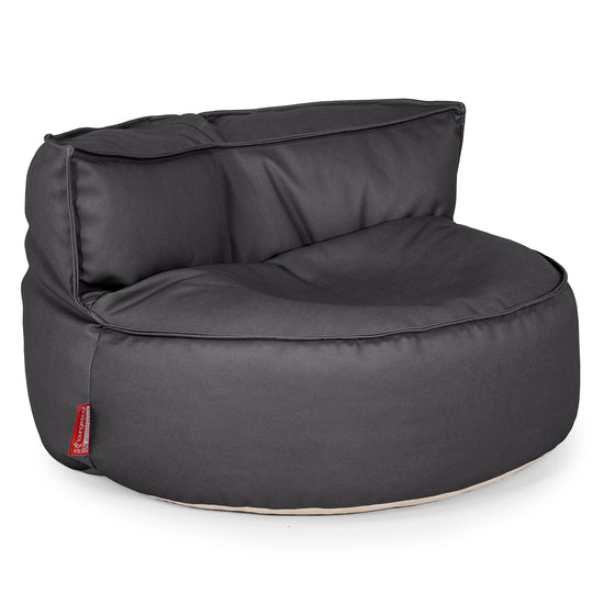 Saccosäcksoffan Chloe - Veganskt Läder Svart 01