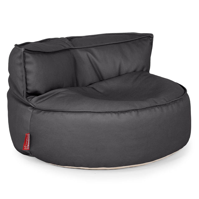 Saccosäcksoffan Chloe - Veganskt Läder Svart 01