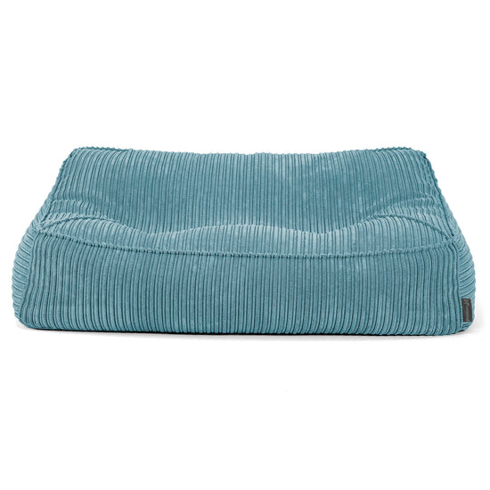 Saccosäcksoffan Sloucher - Klassisk Manchestertyg Turkos 03