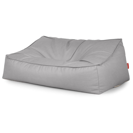 Saccosäcksoffan Sloucher - Veganskt Läder Grå 03