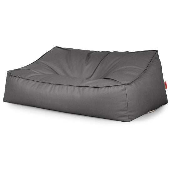 Saccosäcksoffan Sloucher - Veganskt Läder Grå 03