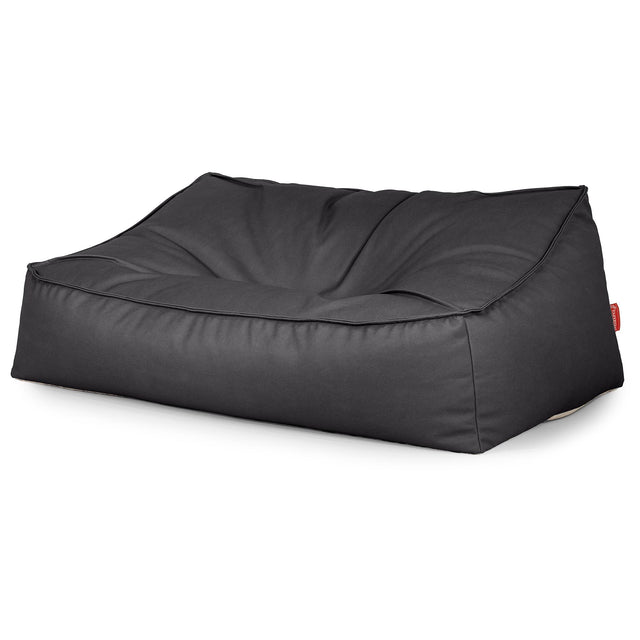 Saccosäcksoffan Sloucher - Veganskt Läder Svart 03