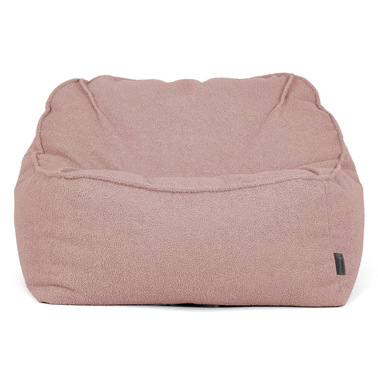Saccosäckstolen Sloucher - Boucle Rosa_01