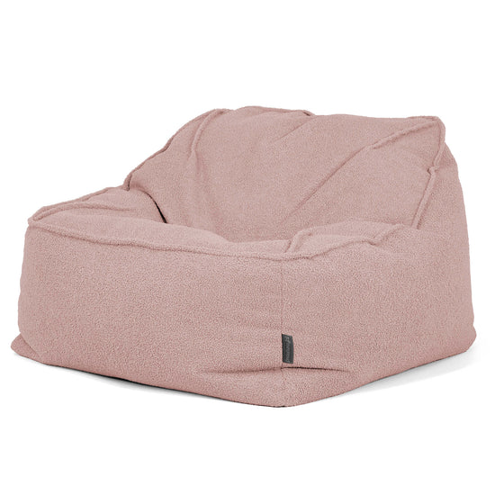 Saccosäckstolen Sloucher - Boucle Rosa_03