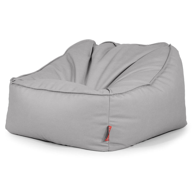 Saccosäckstolen Sloucher - Veganskt Läder Grå 03