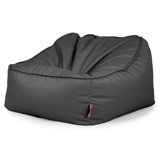 Saccosäckstolen Sloucher - Veganskt Läder Svart 03