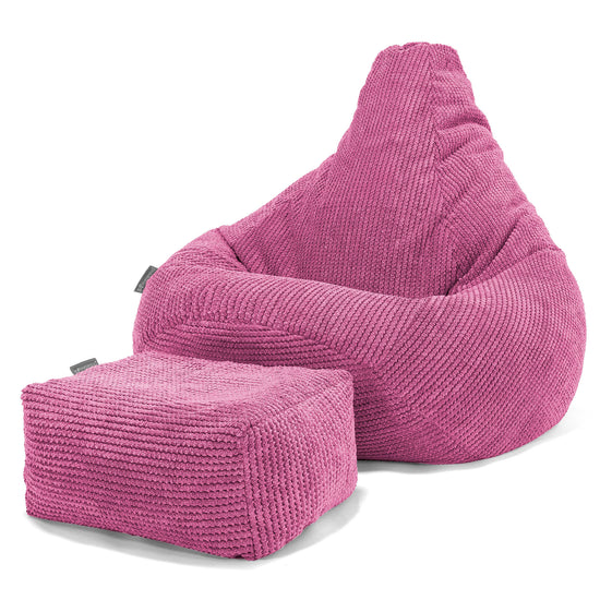 Game Fåtölj Saccosäck - Pom-pom Rosa 01