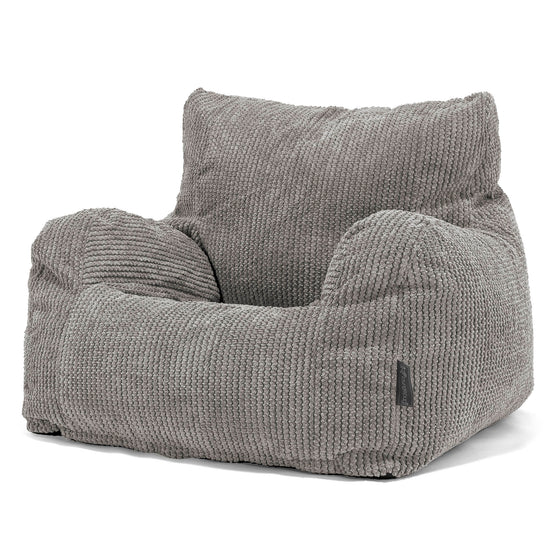 Sittsäck Fåtölj - Pom-pom Mörkgrå 01
