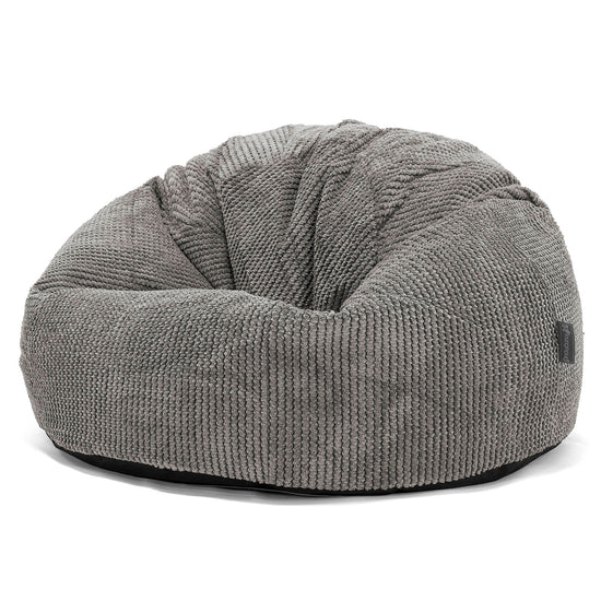 Klassisk Sittsäck Stol - Pom-pom Mörkgrå 01