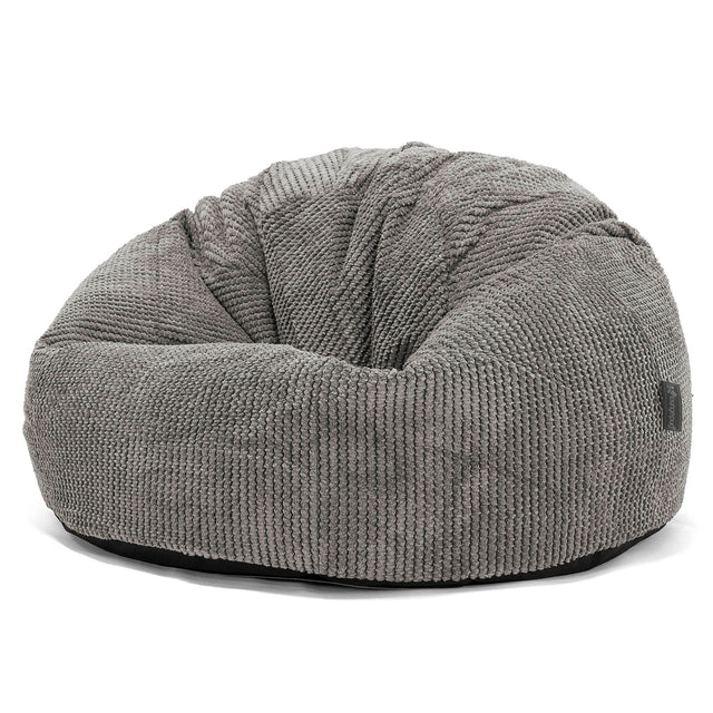 Klassisk Sittsäck Stol - Pom-pom Mörkgrå 01