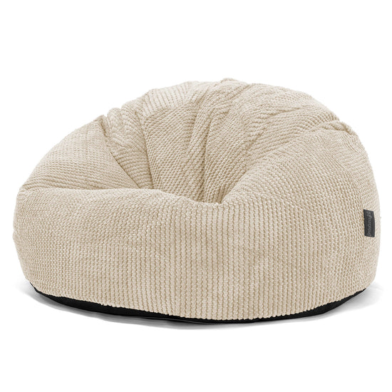 Klassisk Sittsäck Stol - Pom-pom Elfenbensvit 01