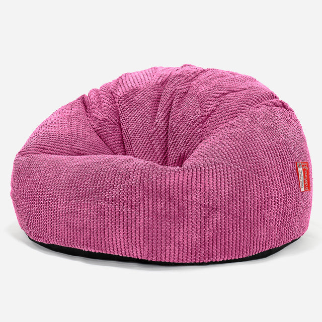 Klassisk Sittsäck Stol - Pom-pom Rosa 01