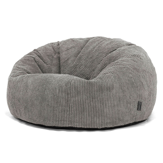 Klassisk Saccosäck Soffa - Pom-pom Mörkgrå 01