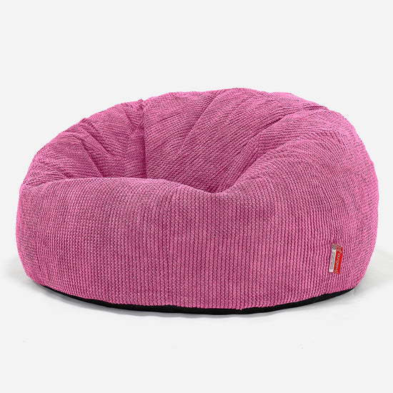 Klassisk Saccosäck Soffa - Pom-pom Rosa 01