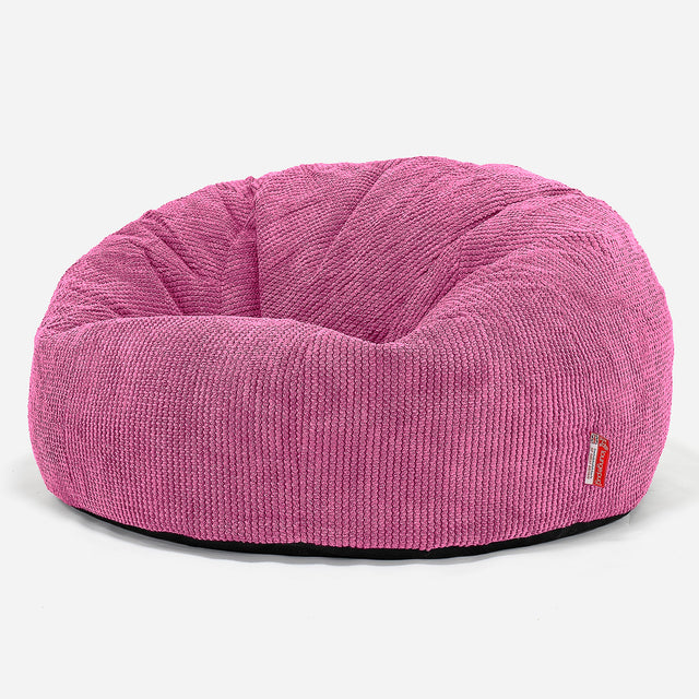Klassisk Saccosäck Soffa - Pom-pom Rosa 01