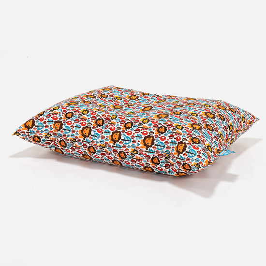 Sittsäck Barn Kudde - Tryck Lejon 02