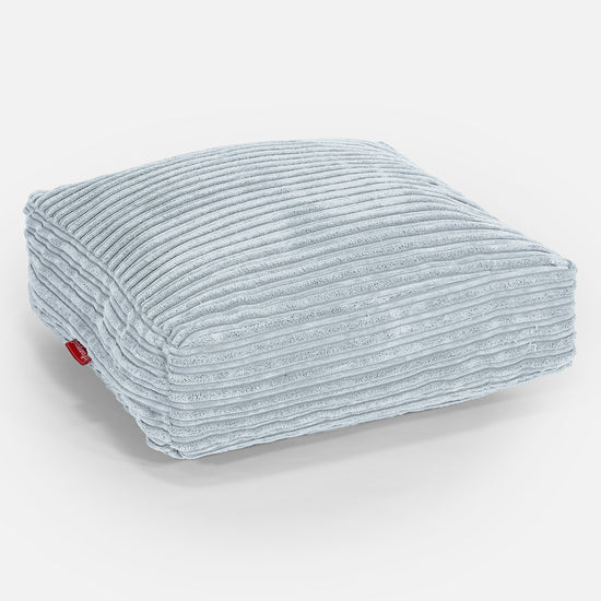 Stor Golvkudde - Klassisk Manchestertyg Baby Blå 01