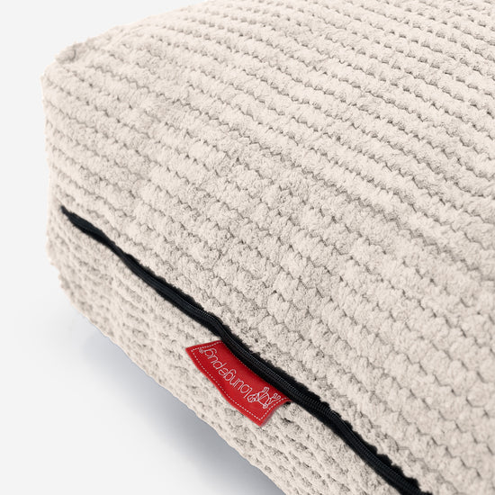 Stor Golvkudde - Pom-pom Elfenbensvit 02