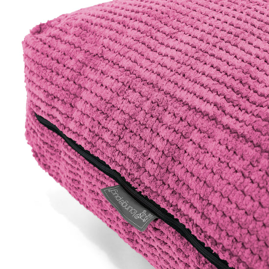 Stor Golvkudde - Pom-pom Rosa 02