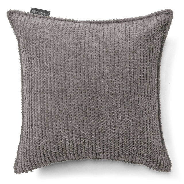 Kudde 47 x 47cm - Pom-pom Mörkgrå 01