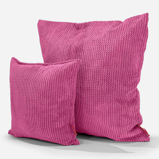 Kudde 47 x 47cm - Pom-pom Rosa 02