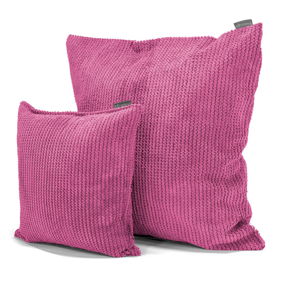 Kudde 47 x 47cm - Pom-pom Rosa 02