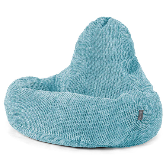 Saccosäck Ultra Lux för Spelande - Pom-pom Turkos Blue 01