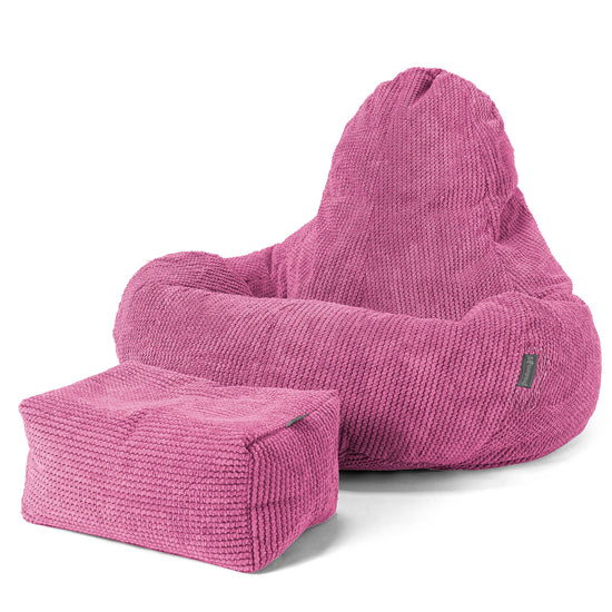 Saccosäck Ultra Lux för Spelande - Pom-pom Rosa 02