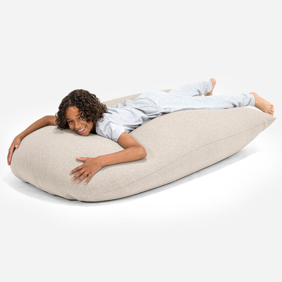 Grande XL Saccosäck - Stretchig Bomull Minkbrun 04