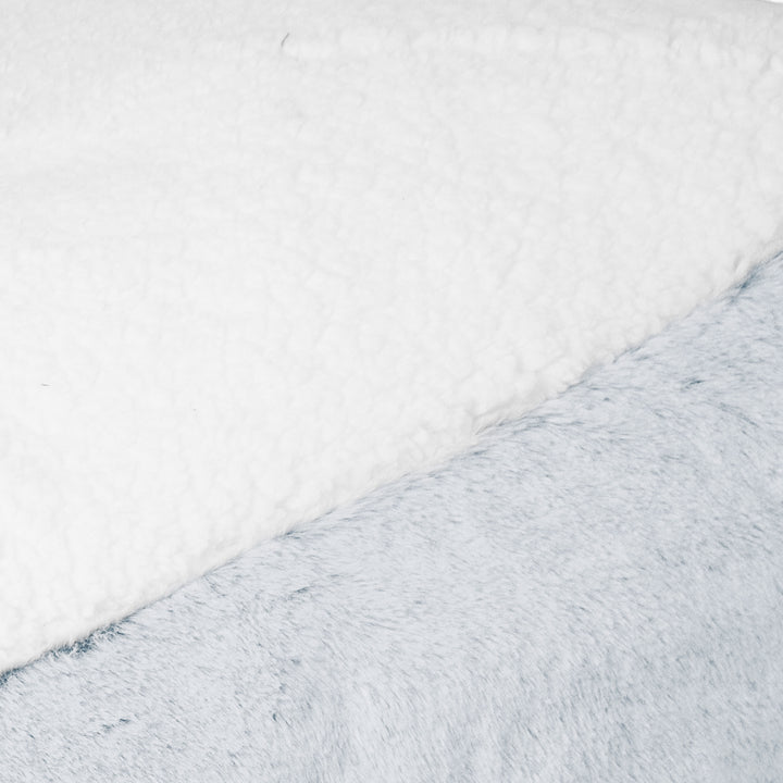 Sloucher Stor Hundsäng - Fuskkaninpäls Gammelblå 03