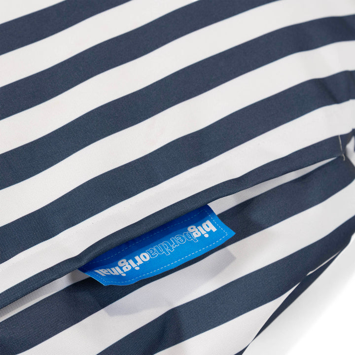 Flexforma Saccosäck för Vuxna - Marinblå Randig 03