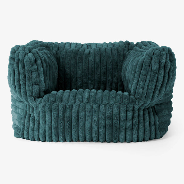 Albert Sittsäck Fåtölj - Ultraplyschmanchestertyg Teal 01