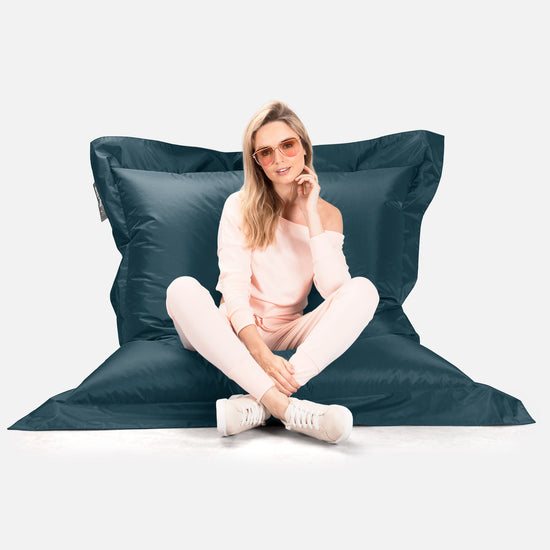 Saccosäck XXL Outdoor - SmartCanvas™ Gråblå 05